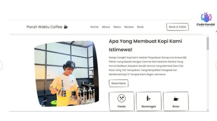 Website Paruh Waktu Coffe